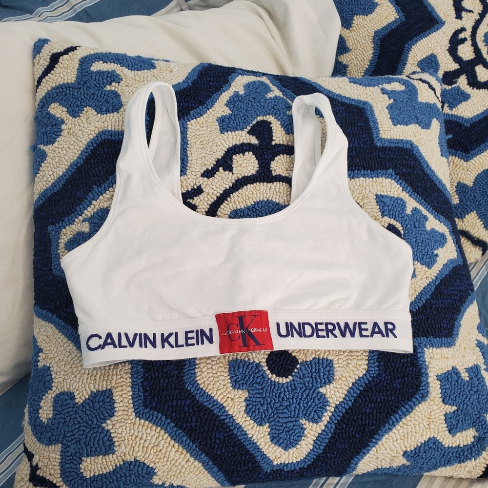 Ck white bra